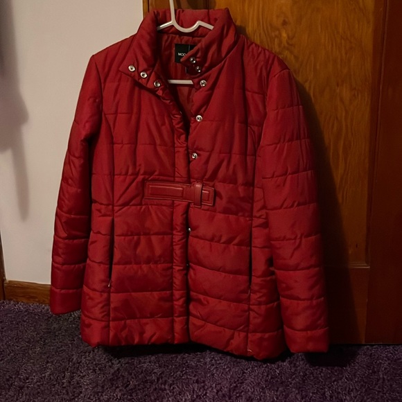 Moda International red puffer jacket S - Picture 1 of 3